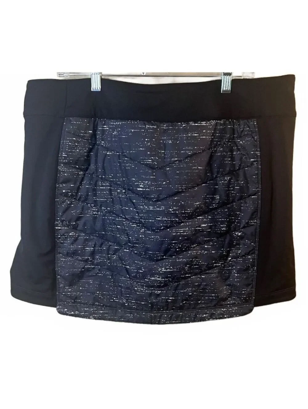 Smartwool Smartloft Merino Wool Insulated Quilted Skirt XL Black Gray